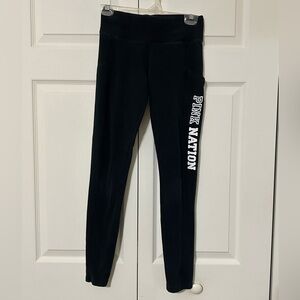 PINK Victoria's Secret Black Leggings
